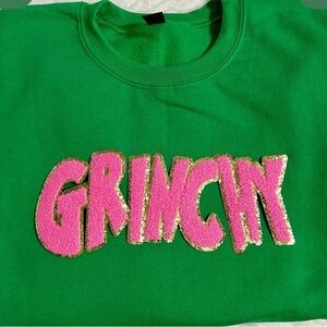 Grinchy Green sweatshirt